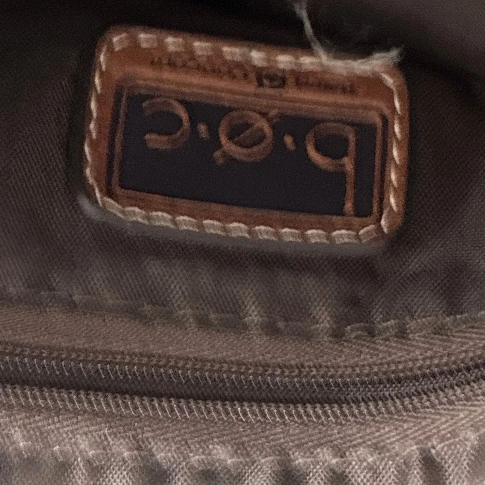 b.o.c. Born Backpack Brown Tooled Floral Faux Leather Everyday Bag Purse Casual